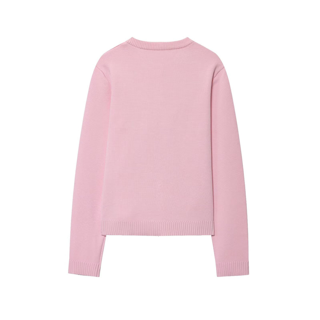 Knitted jacket for women with button details and practical pockets Lune London