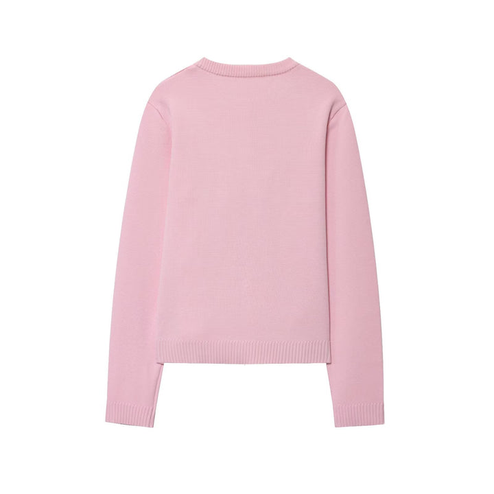 Knitted jacket for women with button details and practical pockets Lune London