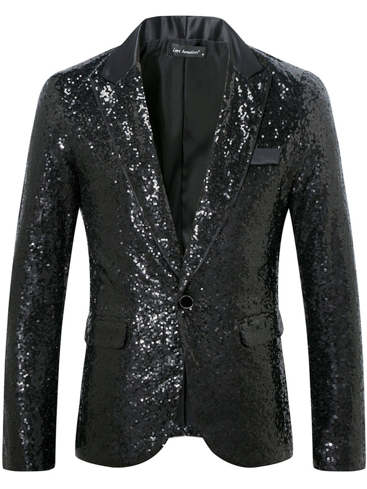 Man Blazer sequins glamour Lune London