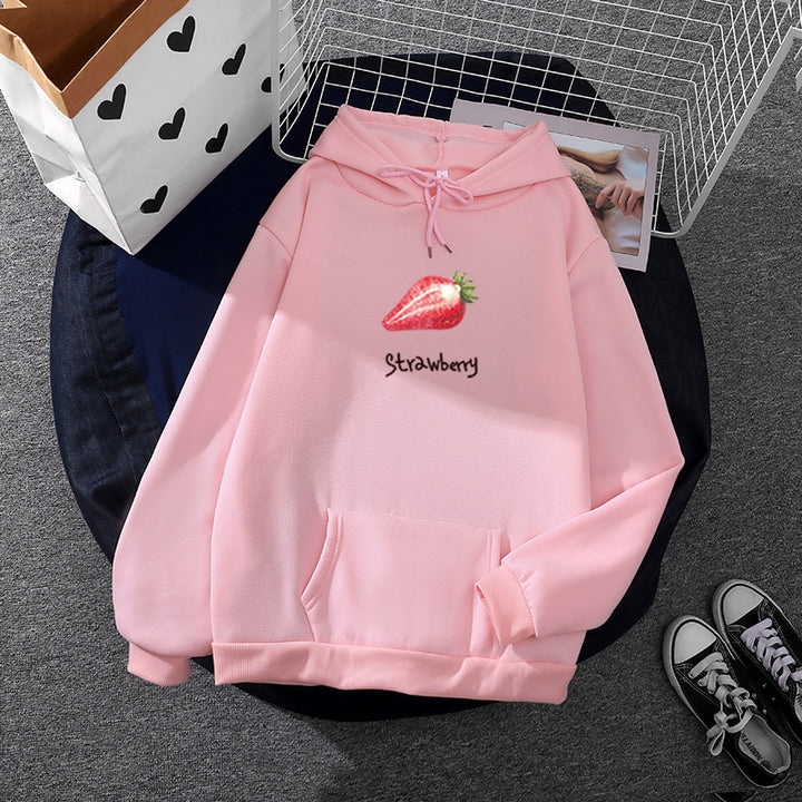 Women's hoodie with fruity watermelon motif Chic & Stil