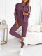 Casual jogging set for ladies with an elegant cut and an elastic waist Lune London