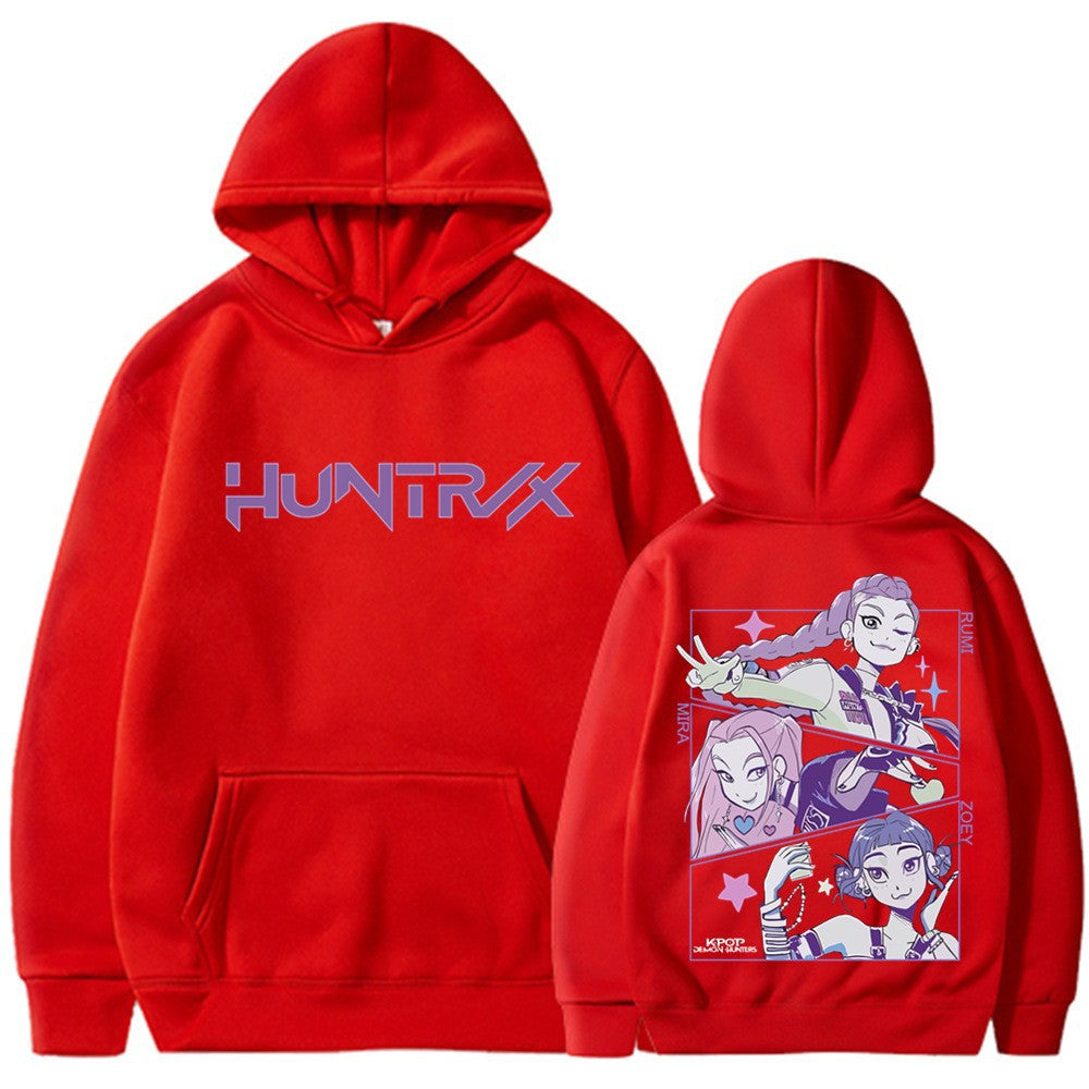 Women's hoodie with artistic anime print Chic & Stil