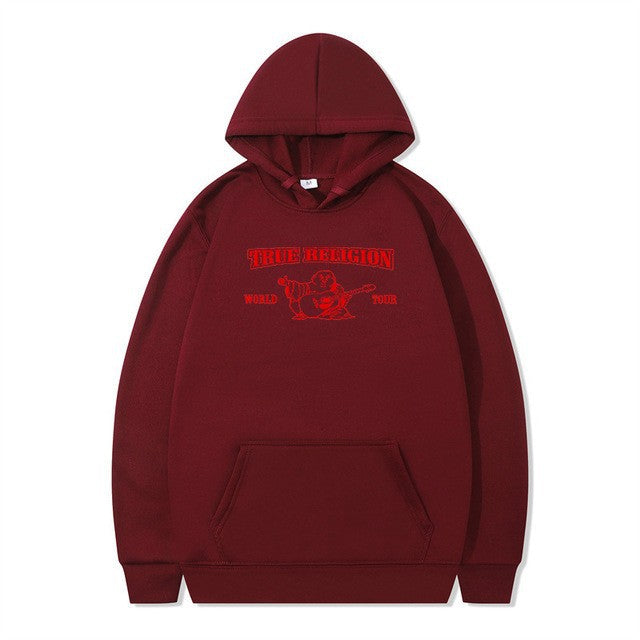 Women's Hooded Sweater with Eye-Catching Logo Design Chic & Stil