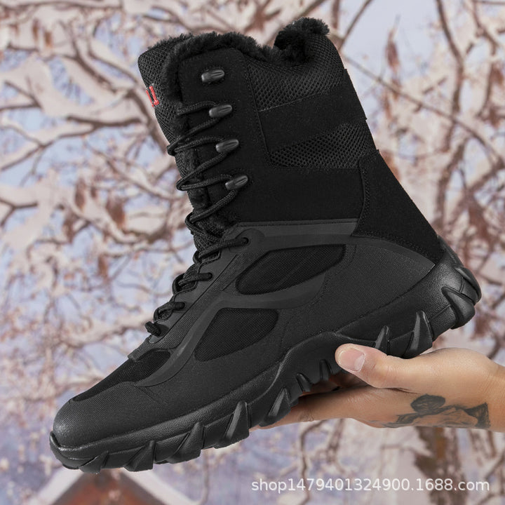Winter hiking boots for women with insulating fleece lining and non-slip molded sole Lune London