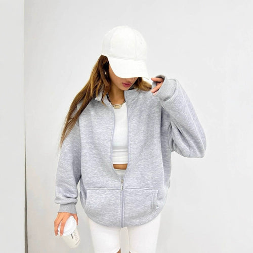Oversized hoodie for women in soft material Lune London