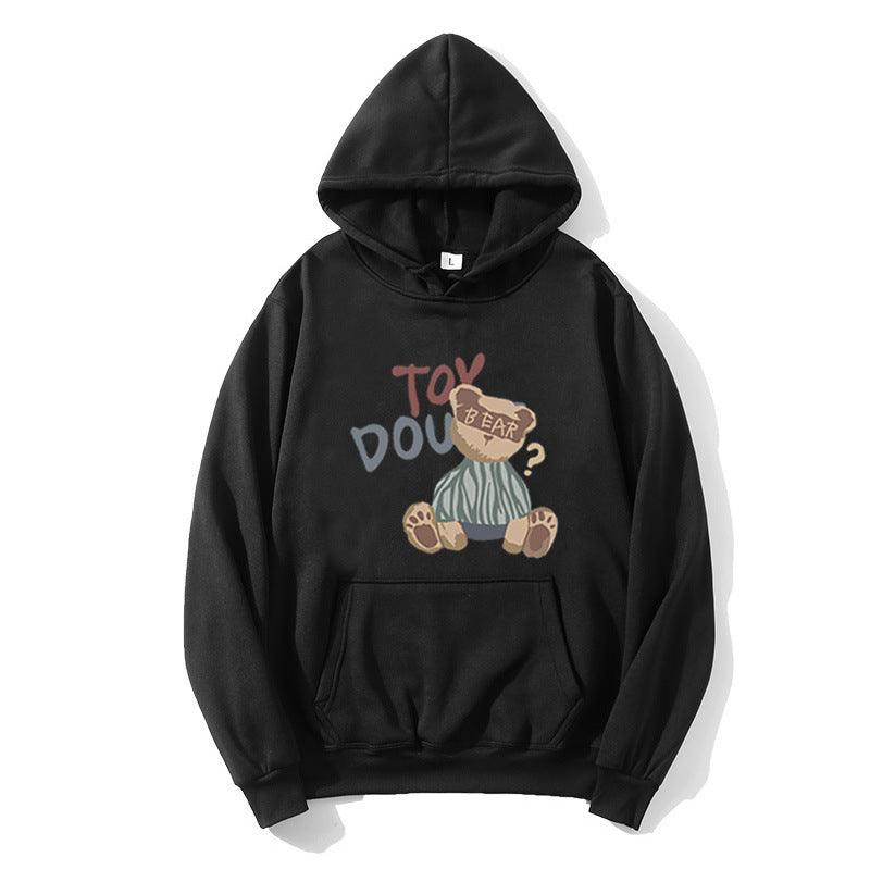 Womens hoodie with playful bear motif Chic & Stil
