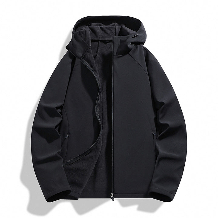 Women stylish and functional outer jacket with high zip collar Lune London