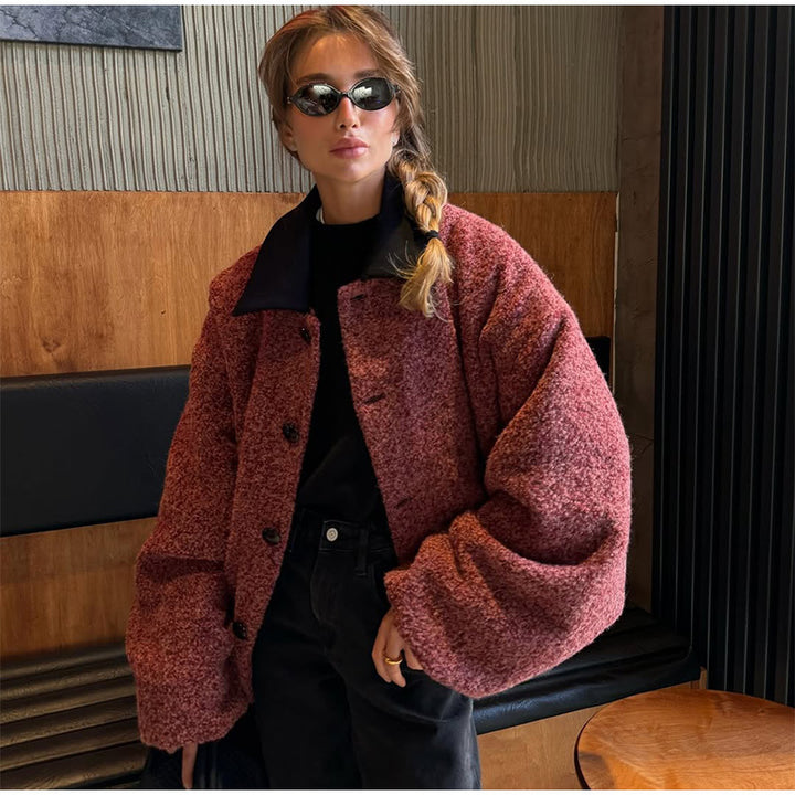 Oversized wool jacket for women Lune London