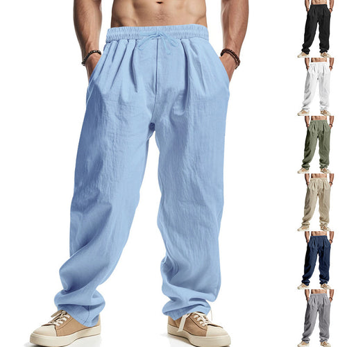 Casual cotton jogging pants for men with elastic waist Lune London