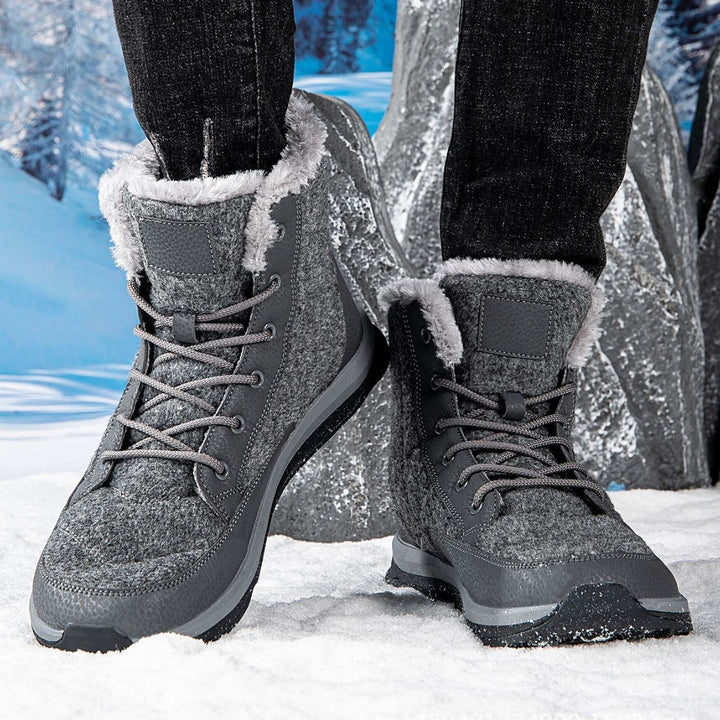 Winter boots for women with insulating fleece lining and non-slip sole Lune London