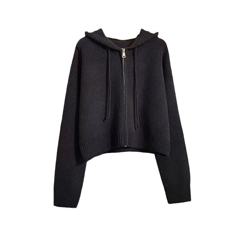 Sweat à capuche femme avec fermeture éclair et coupe décontractée Chic & Stil