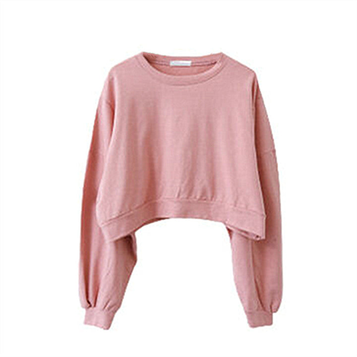 Pull court pour femmes avec manches ballon Chic & Stil
