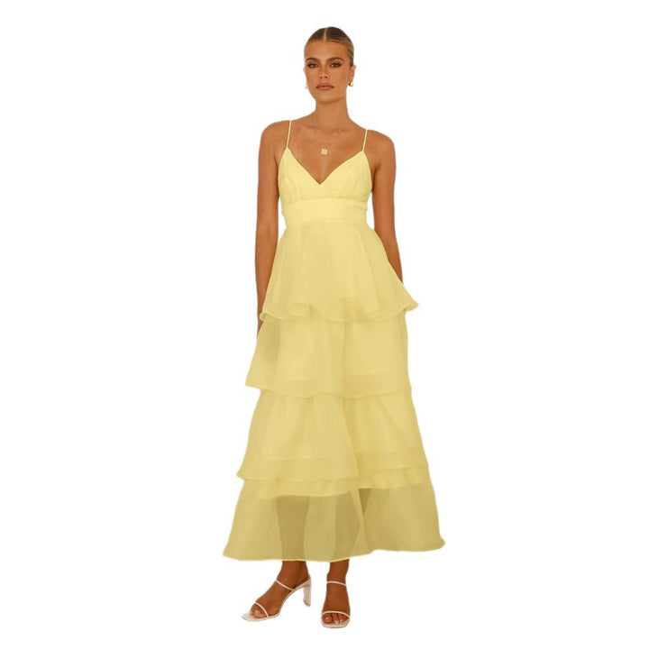 Light and airy maxi dress for women with voluminous layers Chic & Stil
