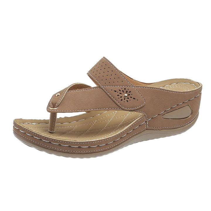 Comfortable strap sandals for ladies with breathable upper Lune London