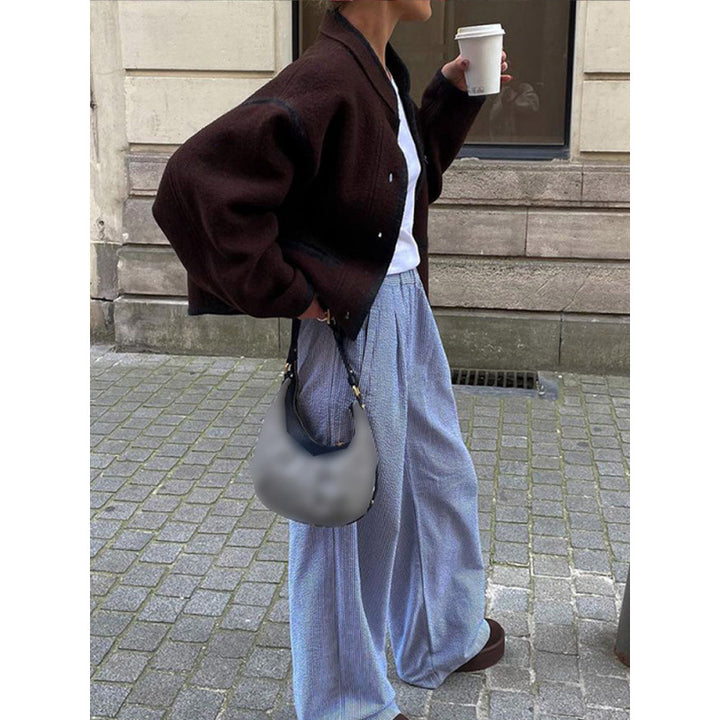 Casual wool jacket for women with pockets and oversized fit Lune London