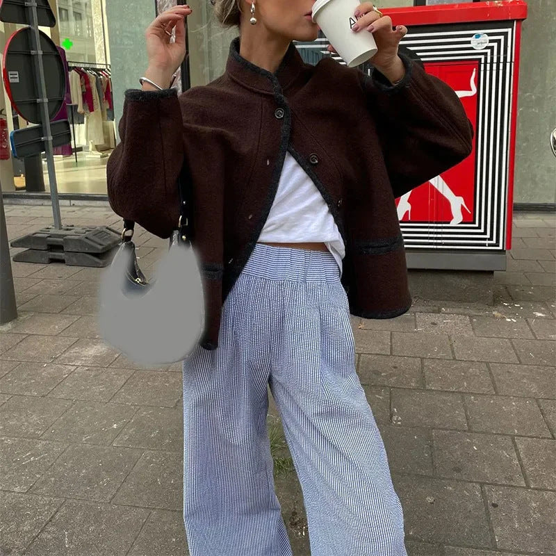 Lune London oversized wool jacket for women