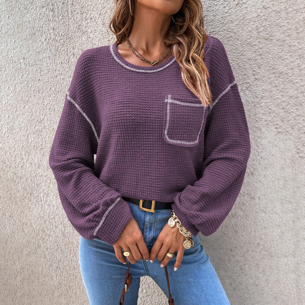 Casual jumper for women with trendy puff sleeves Lune London