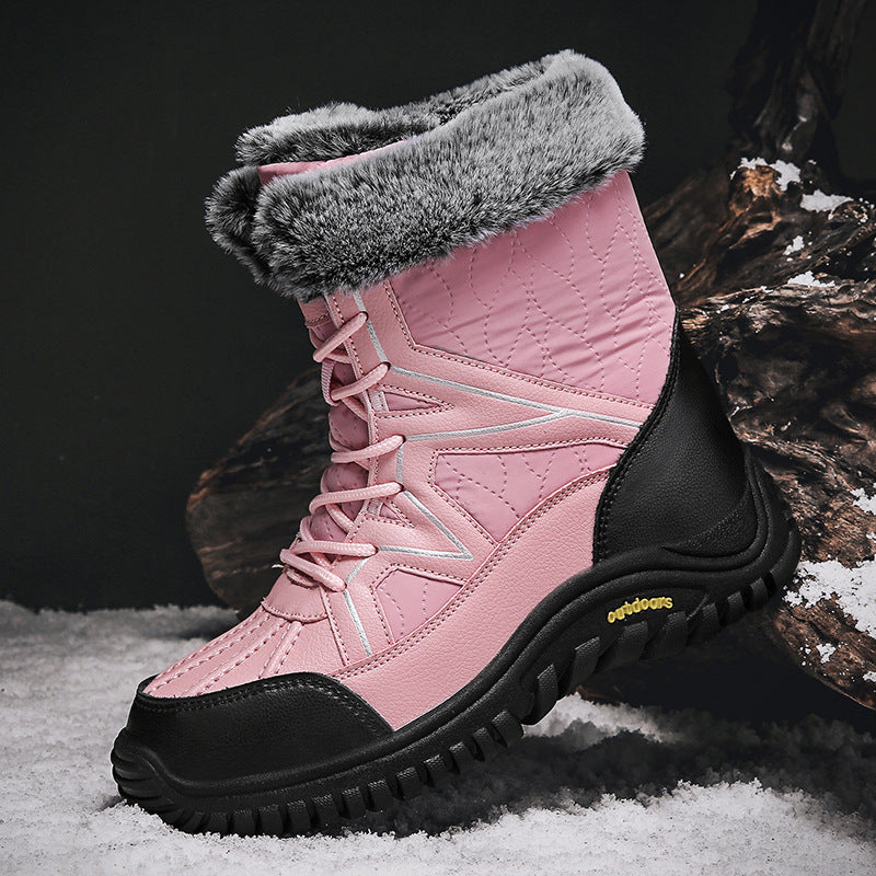 Women's waterproof winter boots with insulated lining and non-slip sole Lune London