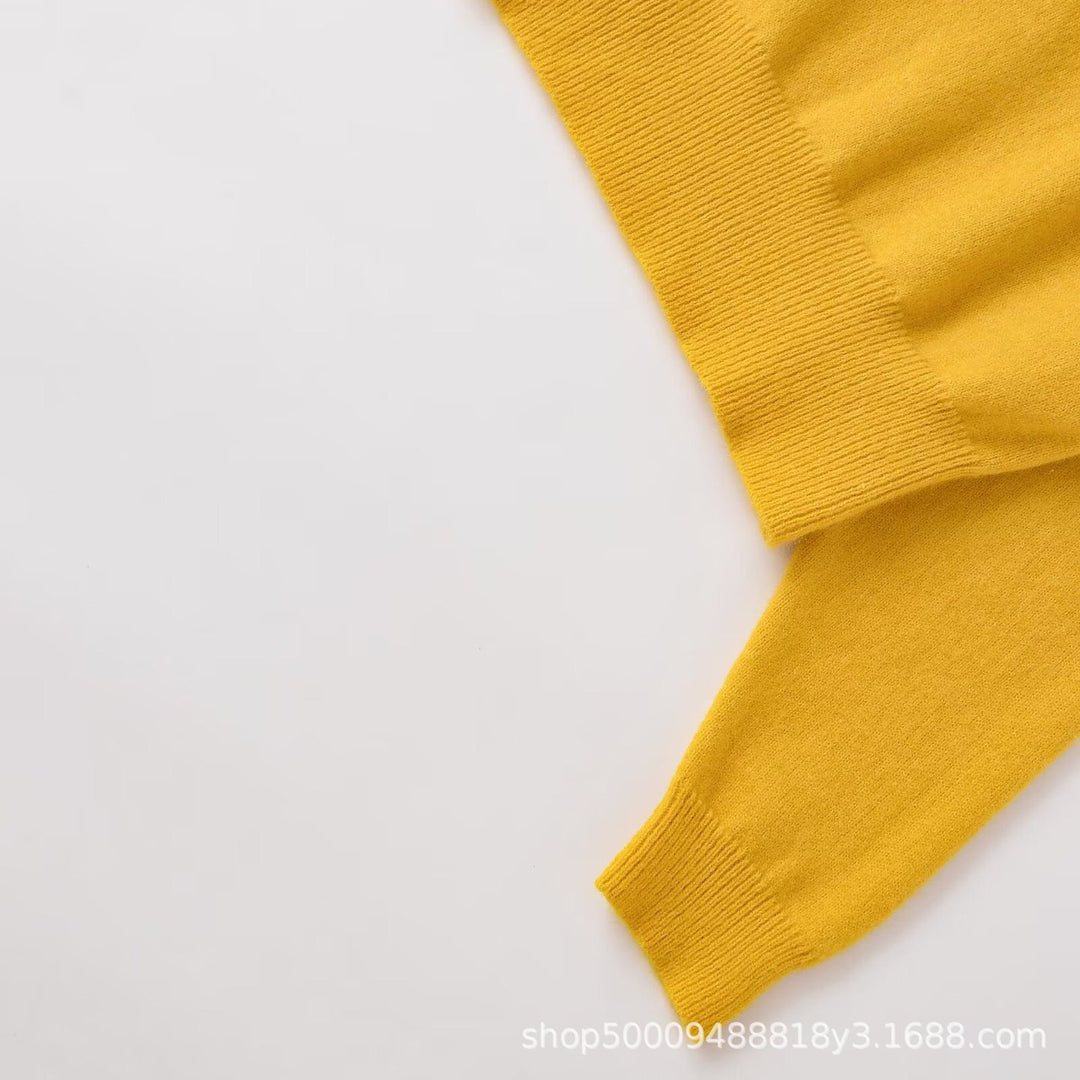 Lune London soft knit cropped sweater for women