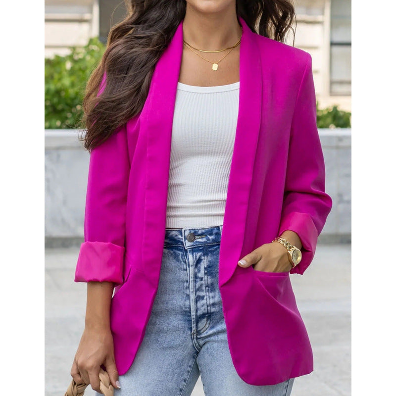 Women Open Fitted Blazer Lune London