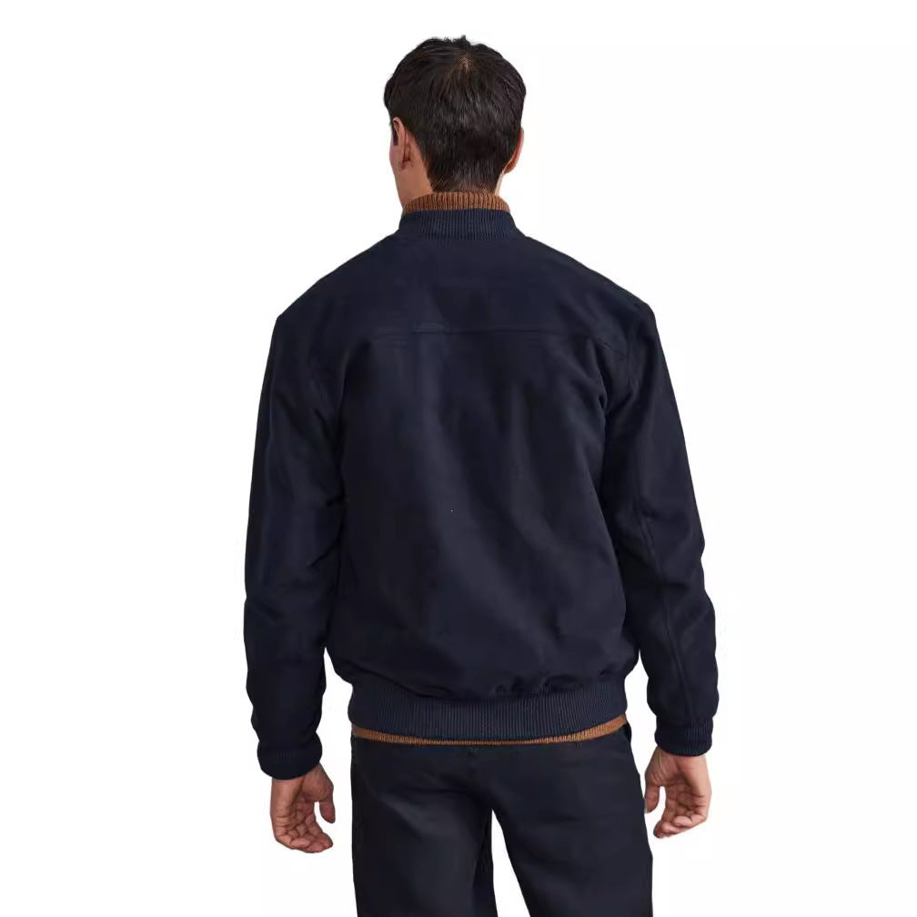 Casual bomber jacket for men with practical pockets and elastic edges Lune London