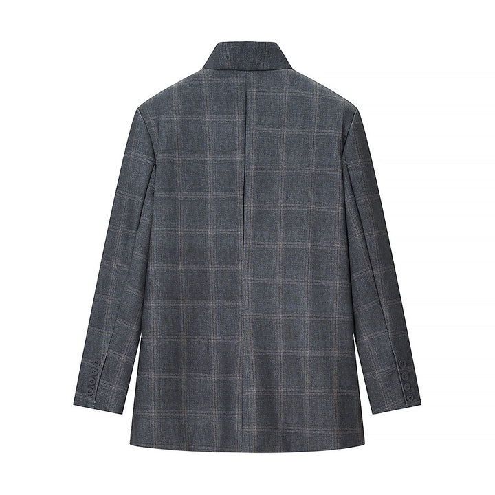 Veste de designer pour femmes avec motif écossais urbain Chic & Stil