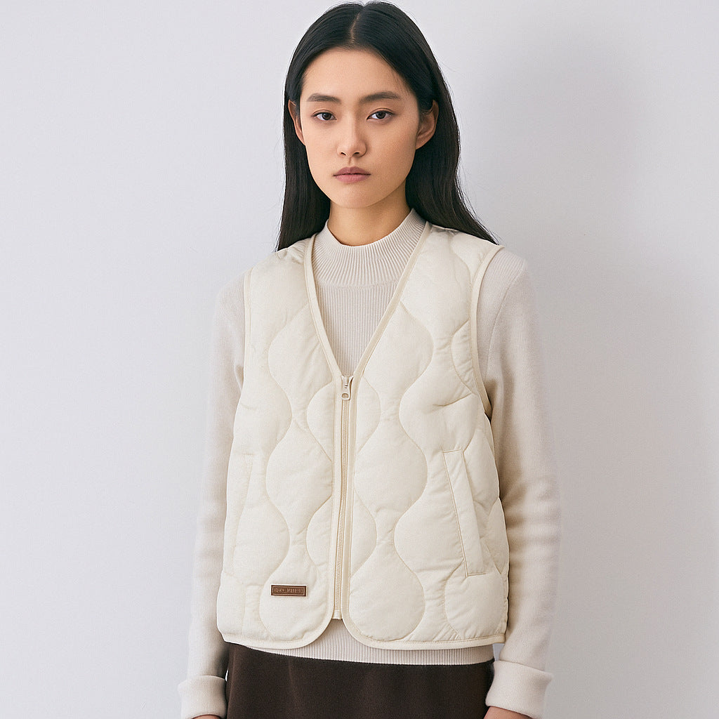 Ladies quilted vest Lune London