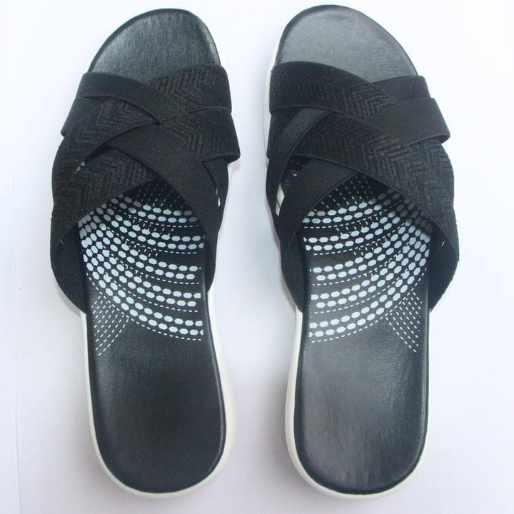 Comfortable ladies' sandals with ergonomic sole and adjustable straps Lune London