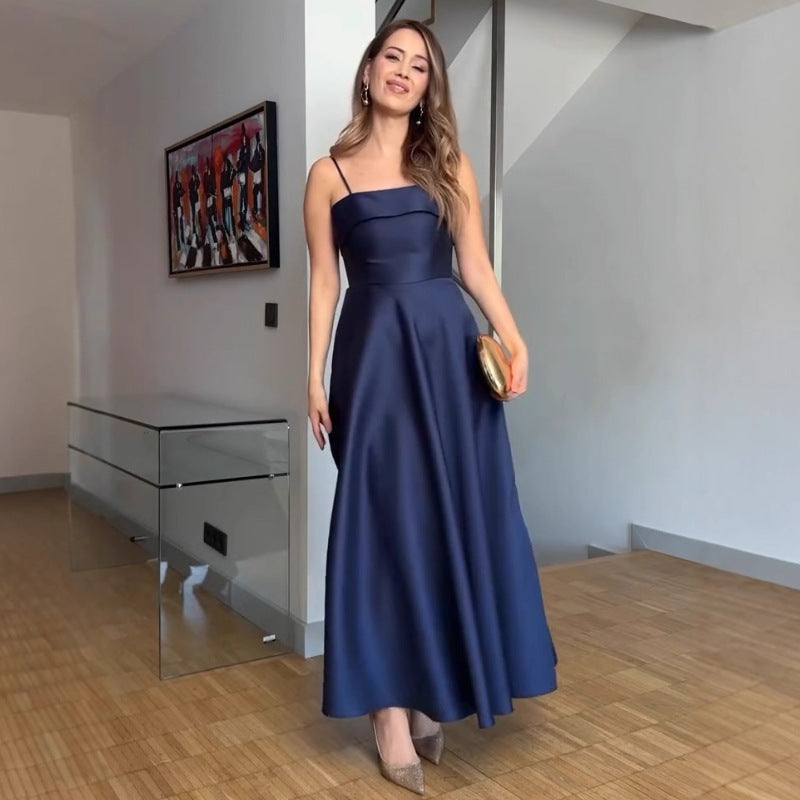 Elegant evening dress for women with a strapless design and a voluminous skirt Lune London