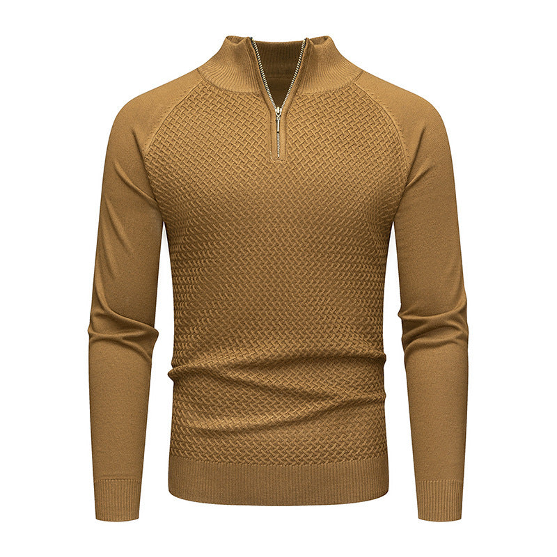 Men's knitted sweater with zipper Lune London