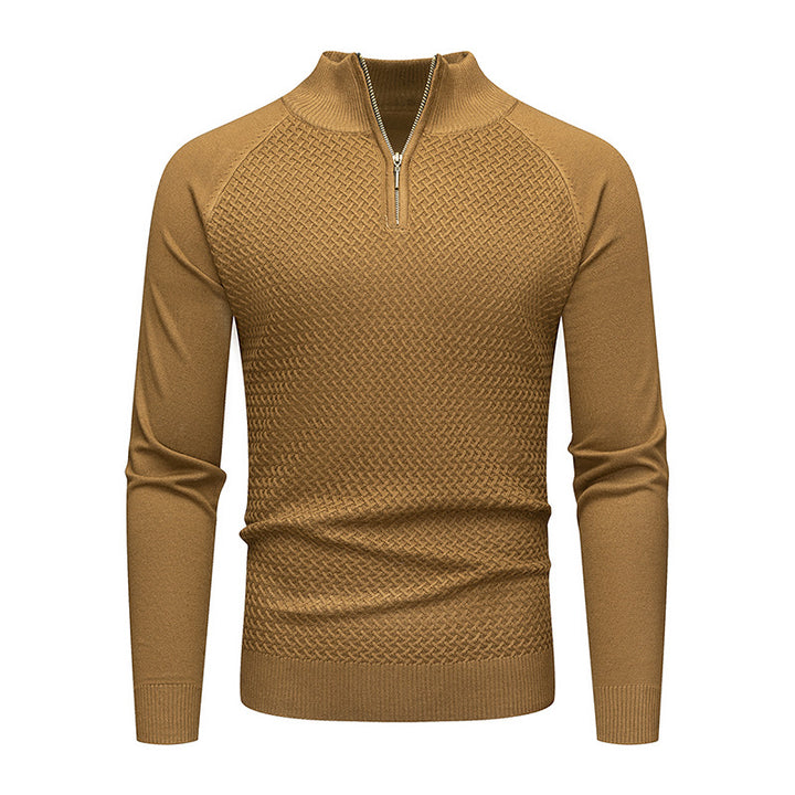 Men's knitted sweater with zipper Lune London