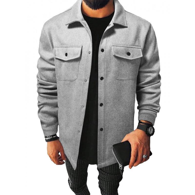 Men's blazer shirt made of durable material with practical pockets Lune London