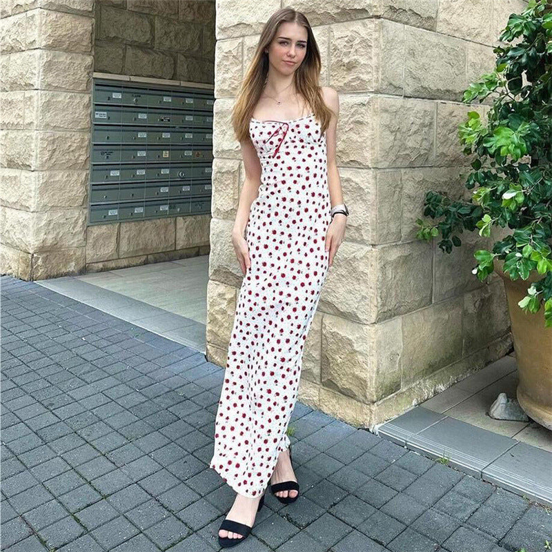 Lune London spaghetti strap midi dress
