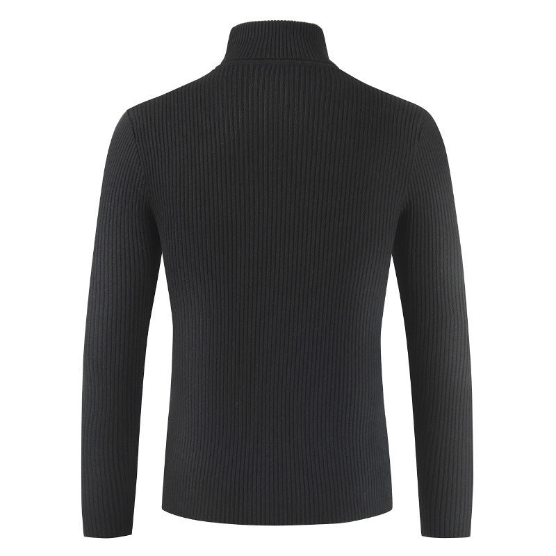 Lune London crochet knit turtleneck sweater for ladies