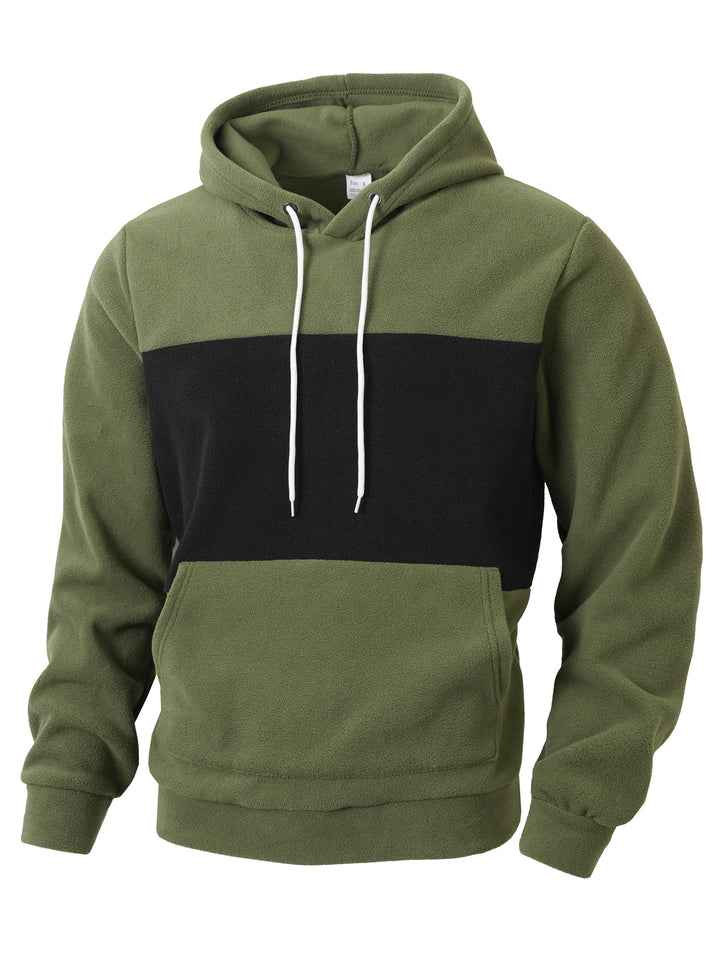 Men's Fleece Hoodie with Innovative Design Lune London