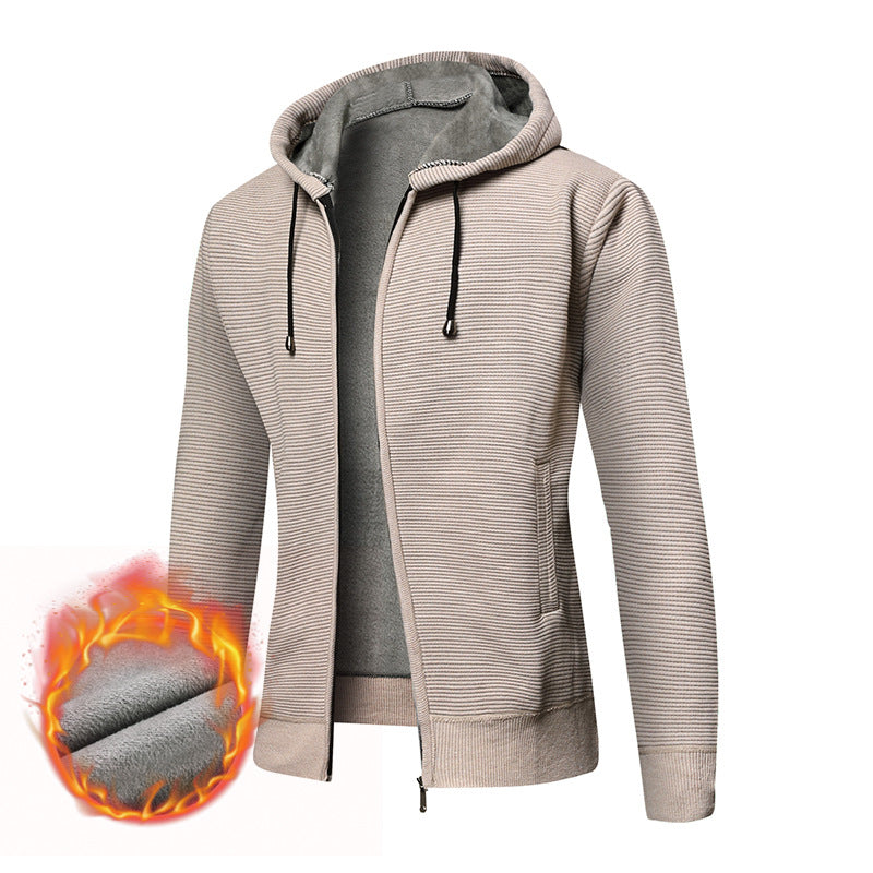 Hooded jacket for men, lined, offering great comfort and a clever design Lune London
