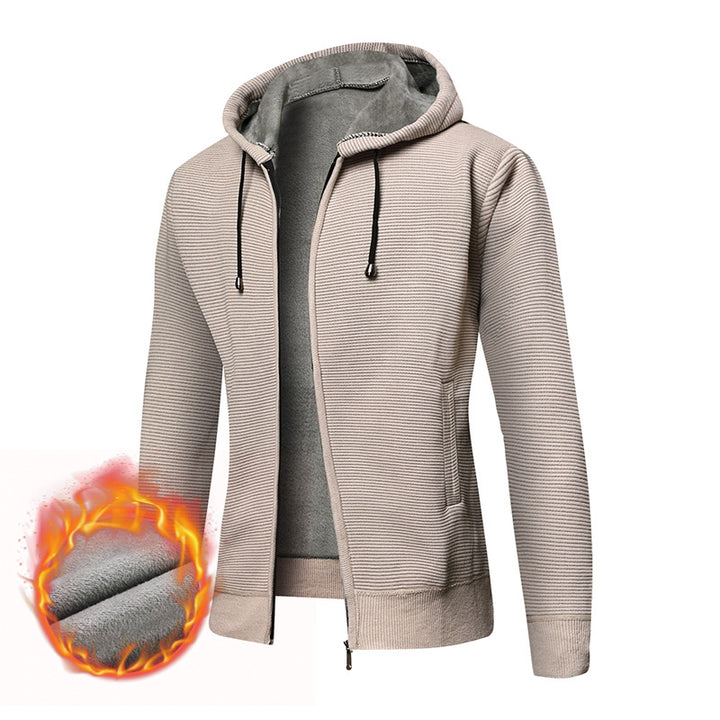 Hooded jacket for men, lined, offering great comfort and a clever design Lune London
