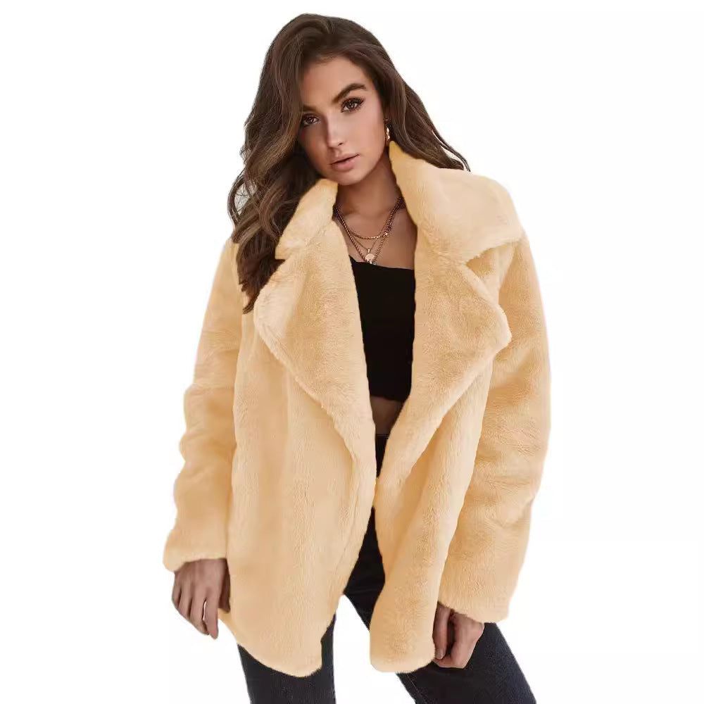 Ladies comfort jacket with elegant lapels Lune London