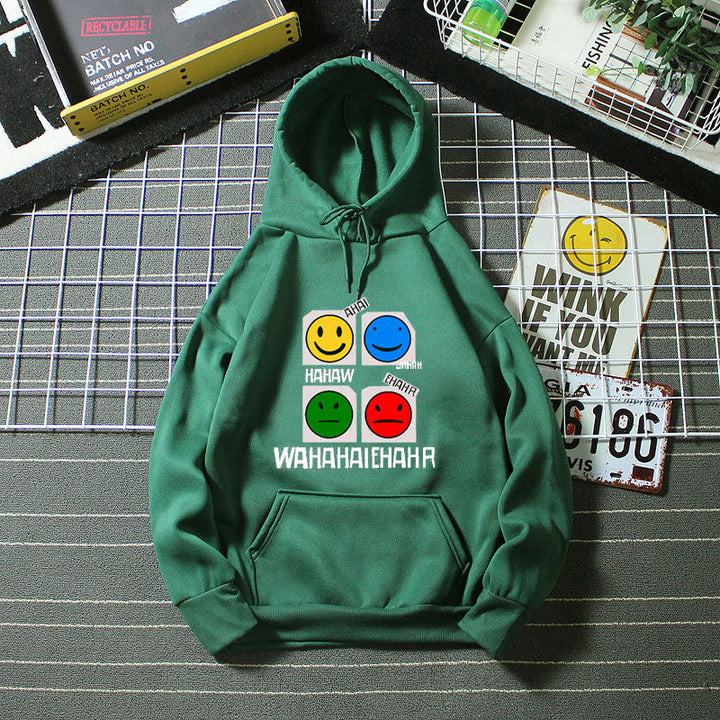 Women’s hoodie with cheerful emoji design Chic & Stil