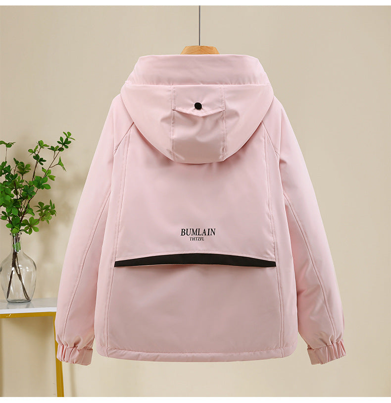 Ladies Sports and Functional Clothing Outdoor Jacket with Hood and Many Pockets Lune London