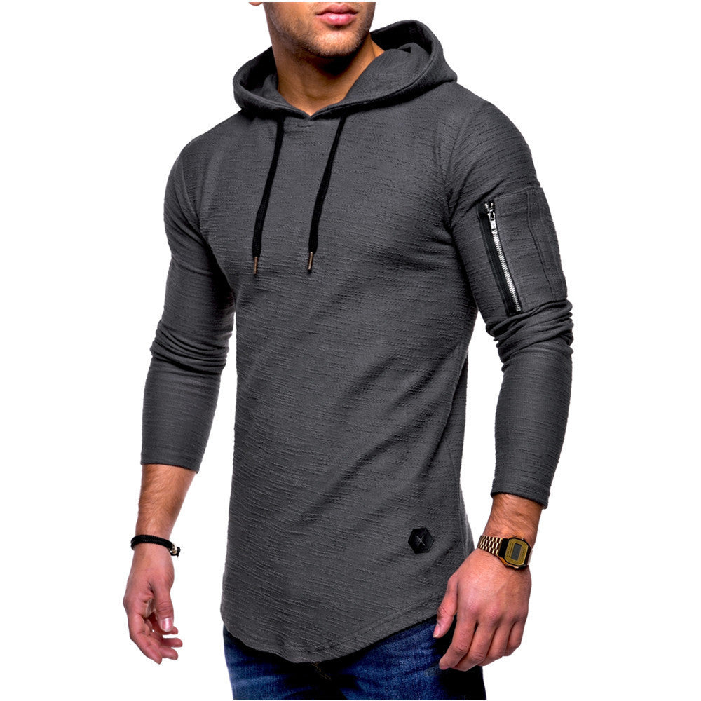 Men's casual hoodie with stylish zipper Lune London
