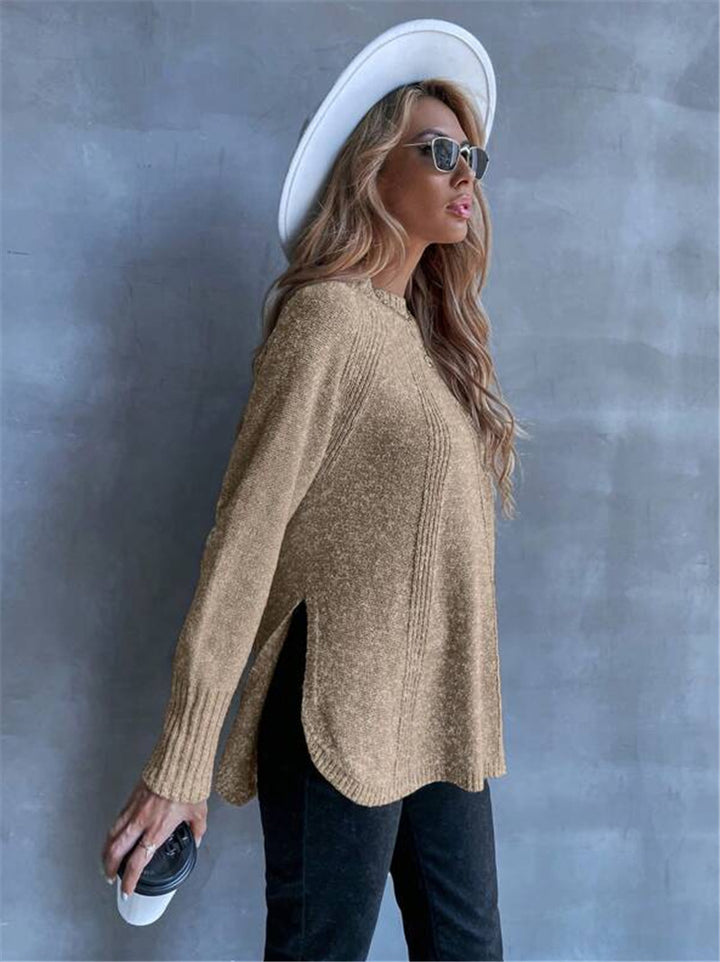 Ladies Oversized Knitted Sweater Lune London
