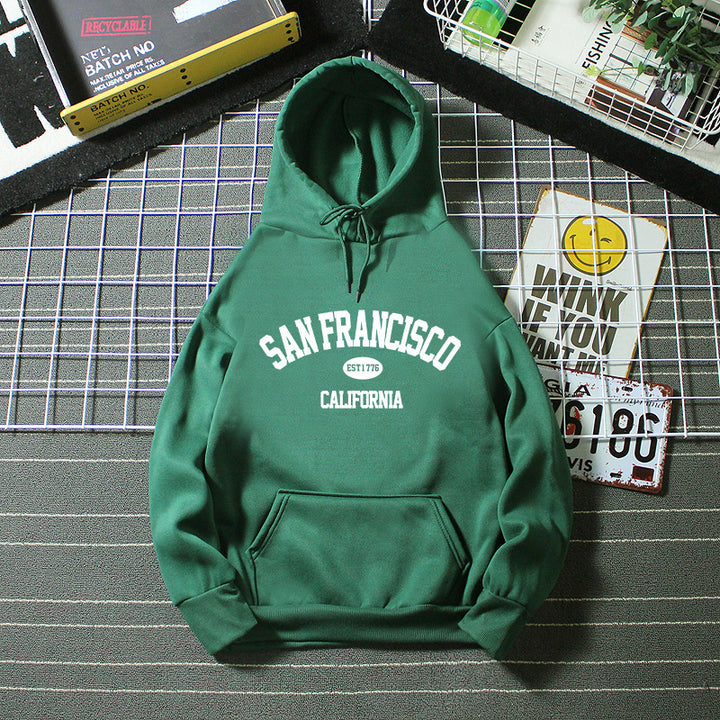 Women's Hoodie with San Francisco Print Chic & Stil