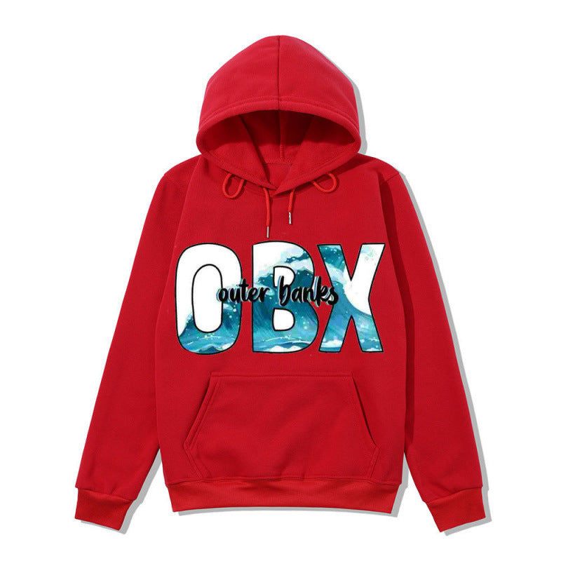 Women's Hooded Sweatshirt with Maritime Graphic Design Chic & Stil