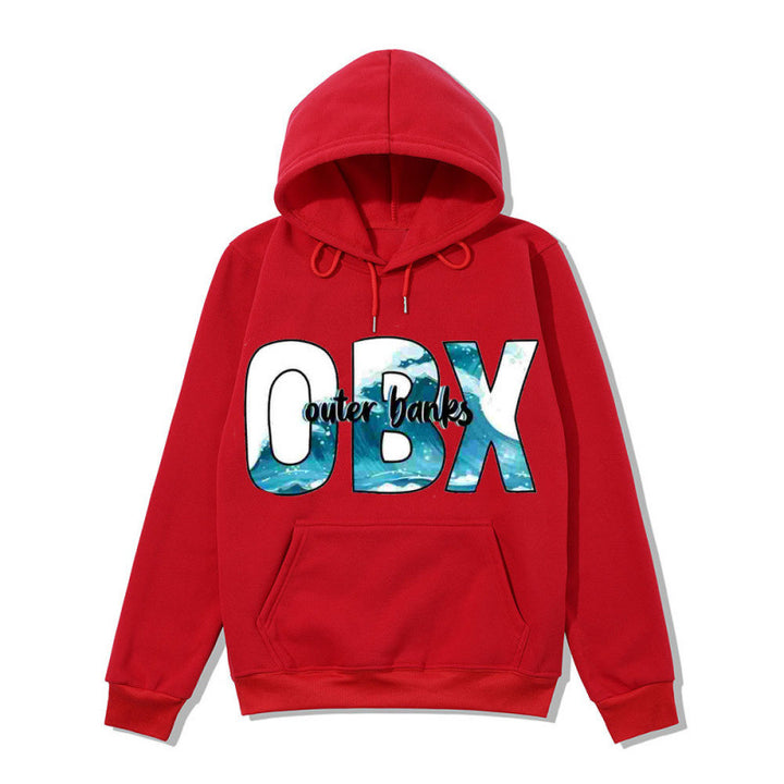 Women's Hooded Sweatshirt with Maritime Graphic Design Chic & Stil