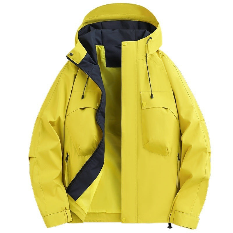 Functional jacket for men breathable and water-repellent with spacious pockets Lune London