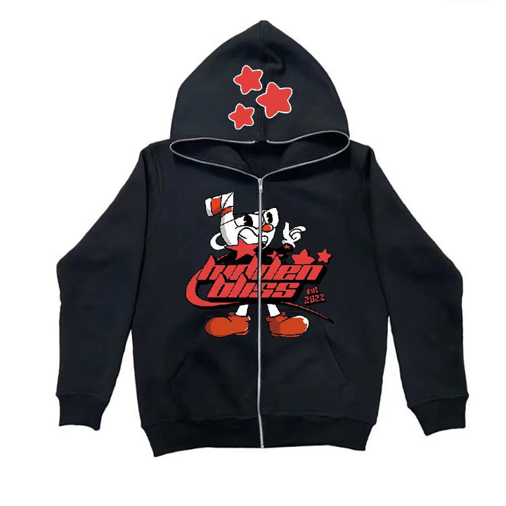 Women's hoodie with exciting graphic design Lune London