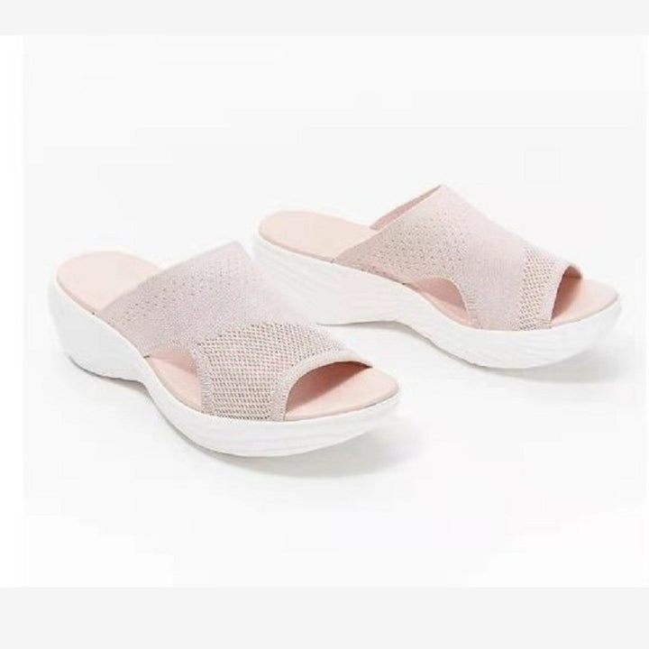 Comfortable Heeled Sandals for Women with Breathable Upper Material Lune London