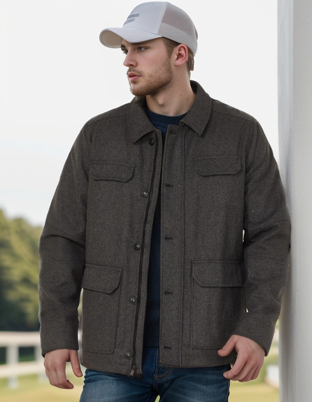 Lune London Casual Flannel Jacket for Men