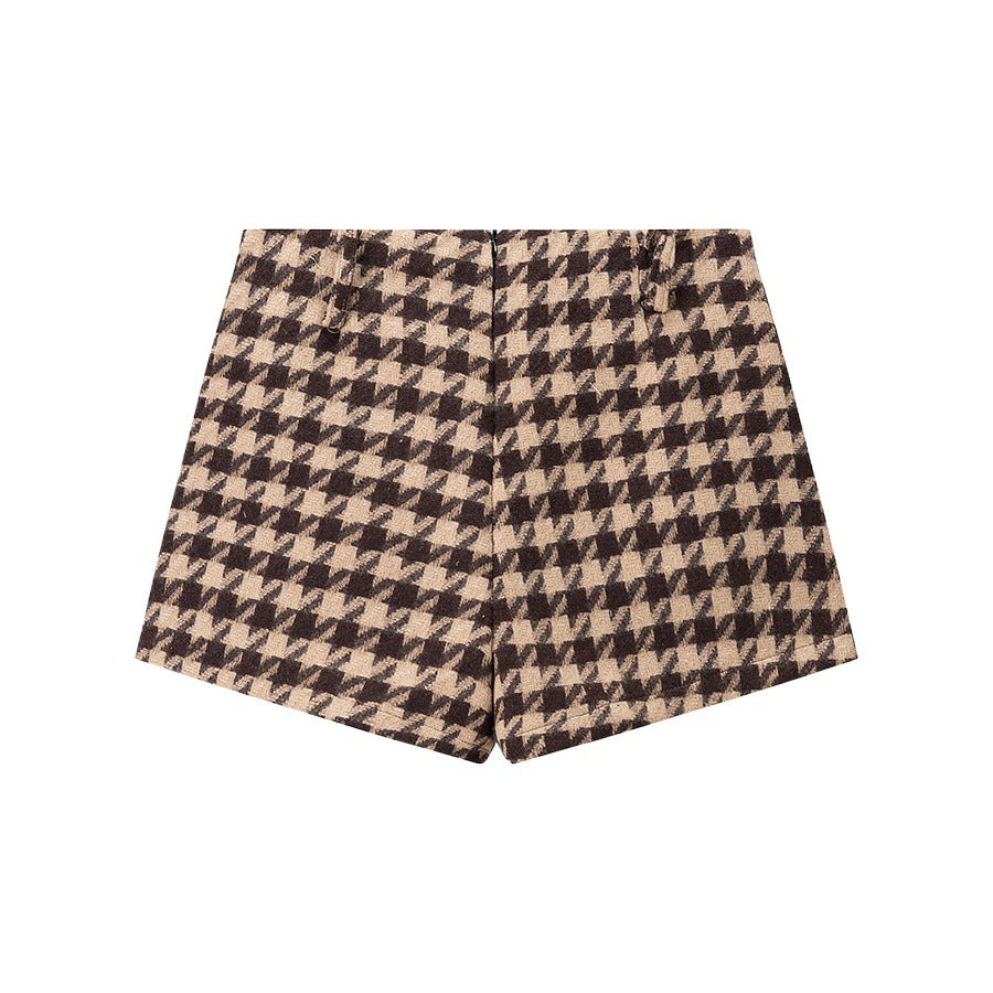 Lune London houndstooth design ladies cropped jacket